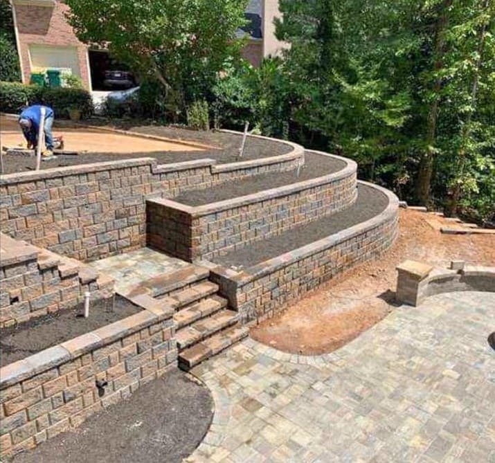 Oscar's Custom Patio Installation